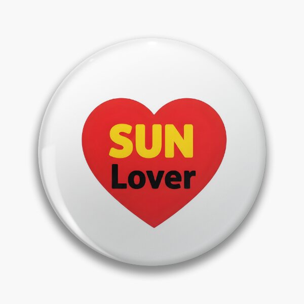 Item preview, Retro Sun Lover Heart Illustration designed and sold by Murvel-Ink.