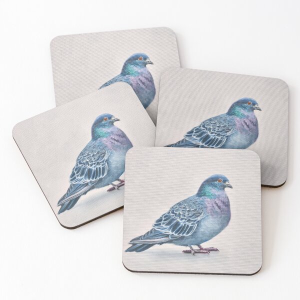 Item preview, Rock Pigeon 12 painting designed and sold by Emily Bickell.