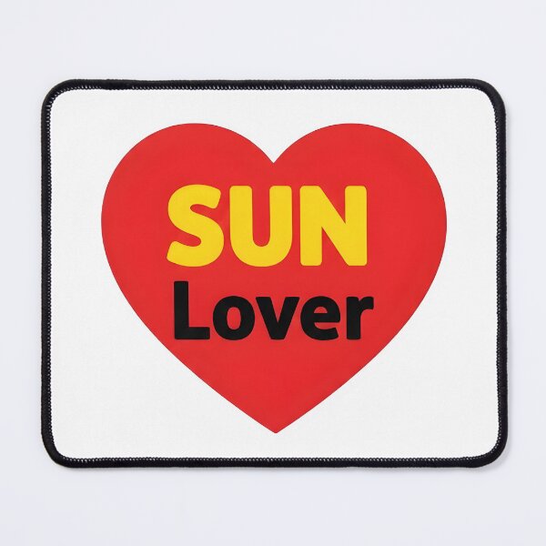 Item preview, Retro Sun Lover Heart Illustration designed and sold by Murvel-Ink.