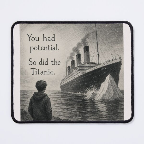 Item preview, You had potential. So did the Titanic. designed and sold by CinemaChronik.