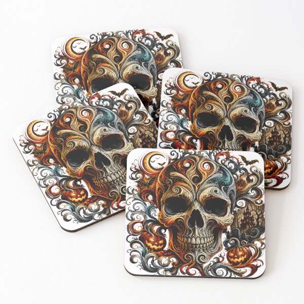 Artikelvorschau, Halloween Skull Works entworfen und verkauft von LoneStarArtworks.