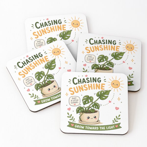 Item preview, Chasing Sunshine | Retro Houseplant Design | Vintage Botanical Gift designed and sold by PLANT LOVER'S PARADISE.