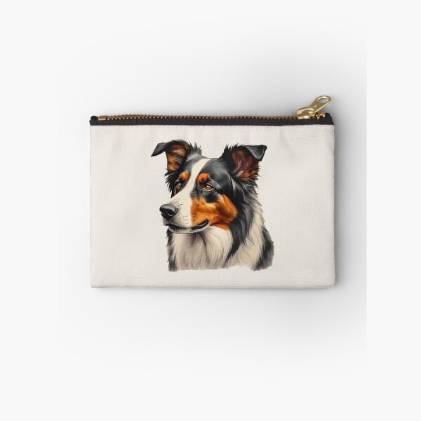 Item preview, Geometric Border Collie - Modern Pet Art designed and sold by Tklezardesigns.