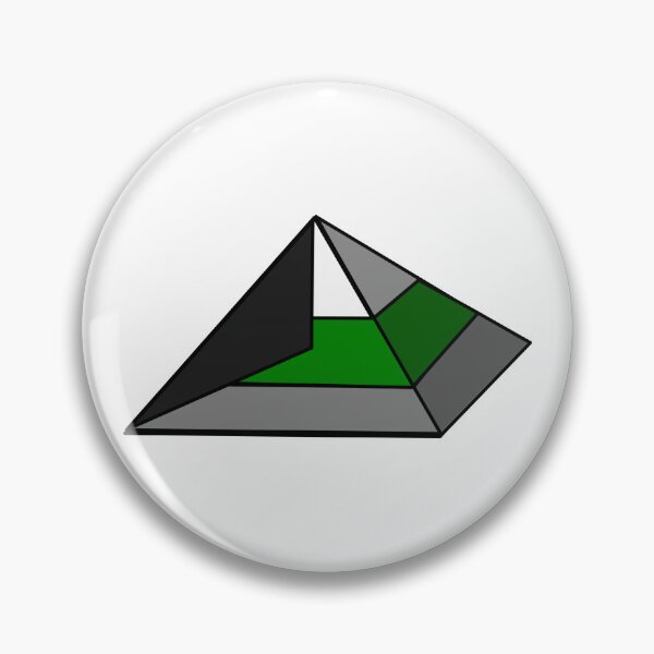 Item preview, Pyramid Pride Flag Demiromantic designed and sold by HarveyHandcraftsandDesigns.