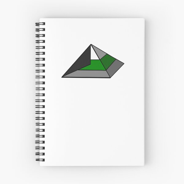 Item preview, Pyramid Pride Flag Demiromantic designed and sold by HarveyHandcraftsandDesigns.