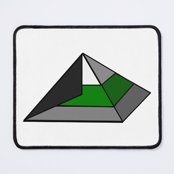 Item preview, Pyramid Pride Flag Demiromantic designed and sold by HarveyHandcraftsandDesigns.