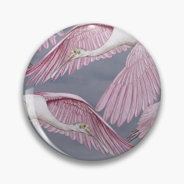 Item preview, Roseate Spoonbills in Flight designed and sold by somecallmebeth.