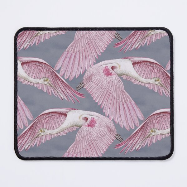 Item preview, Roseate Spoonbills in Flight designed and sold by somecallmebeth.