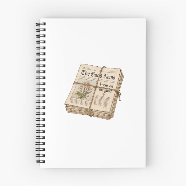 Item preview, Vintage Good News Newspaper Sticker | Cottagecore Aesthetic designed and sold by PopStickerLab22.