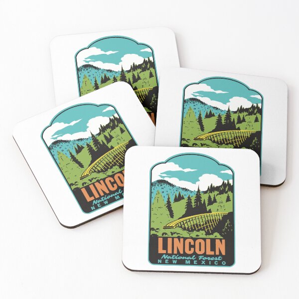 Item preview, Lincoln National Forest New Mexico Retro  designed and sold by HalpinDesign.