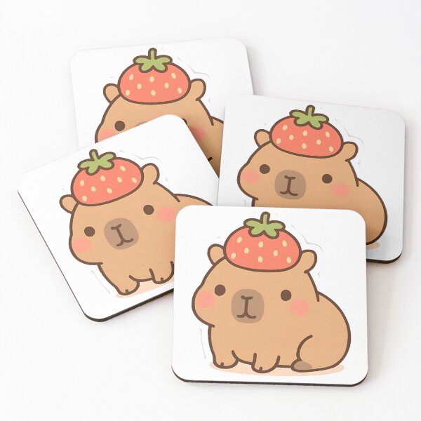 Item preview, Cute Strawberry Bear Kawaii Animal Sticker designed and sold by Shree shyam khatu ji.