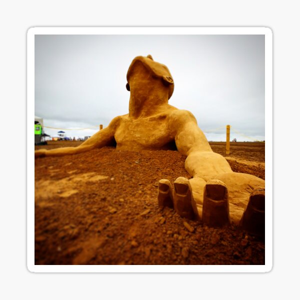 Sand Man Sticker