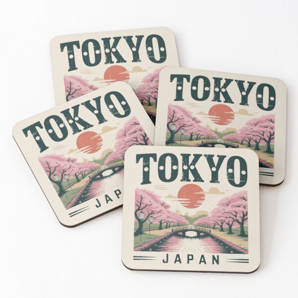 Item preview, Tokyo Japan Cherry Blossom Vintage Travel Design designed and sold by Travel Souvenirs 30.