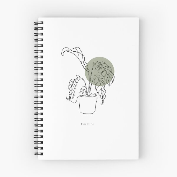 Item preview, I'm Fine. | Funny Dramatic Calathea Sticker | Plant Parent Humor designed and sold by Peace-of-mind.
