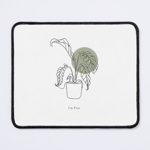 Item preview, I'm Fine. | Funny Dramatic Calathea Sticker | Plant Parent Humor designed and sold by Peace-of-mind.