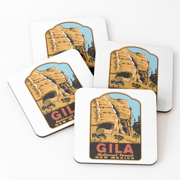 Item preview, Gila National Forest New Mexico Retro  designed and sold by HalpinDesign.