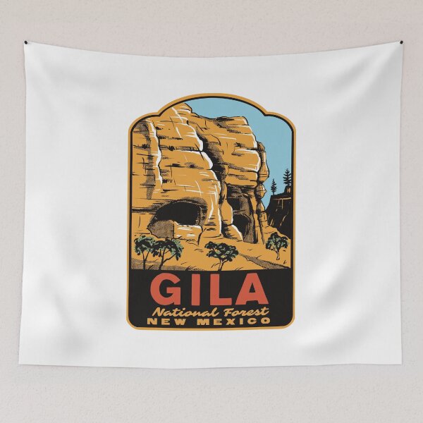 Item preview, Gila National Forest New Mexico Retro  designed and sold by HalpinDesign.
