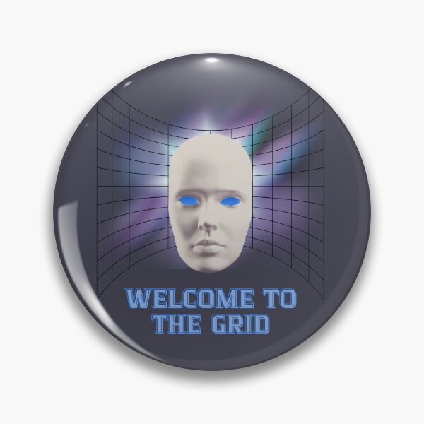 Item preview, Welcome to the Grid Retro Futurism Art designed and sold by AhmadAnnaPrints.