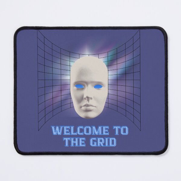 Item preview, Welcome to the Grid Retro Futurism Art designed and sold by AhmadAnnaPrints.