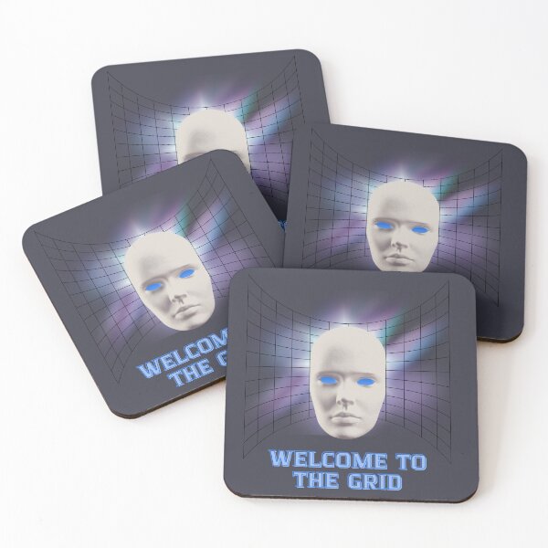 Item preview, Welcome to the Grid Retro Futurism Art designed and sold by AhmadAnnaPrints.