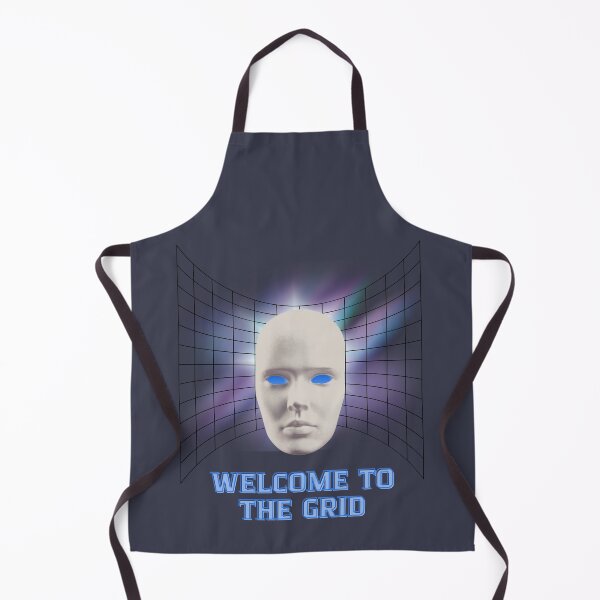 Item preview, Welcome to the Grid Retro Futurism Art designed and sold by AhmadAnnaPrints.