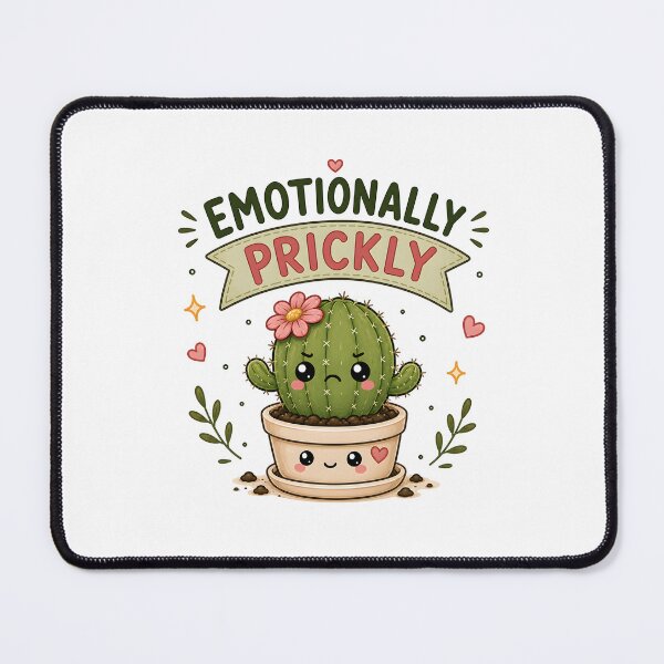Item preview, Emotionally Prickly | Cute Kawaii Cactus Sticker | Funny Plant Lover Gift designed and sold by PLANT LOVER'S PARADISE.