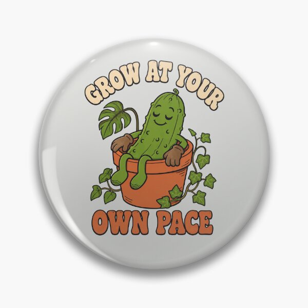 Item preview, Grow At Your Own Pace Funny Relaxing Pickle designed and sold by DigitalGlade.