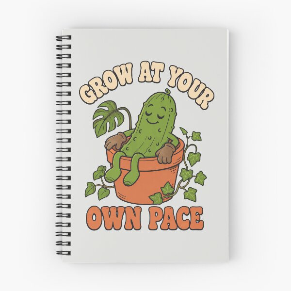 Item preview, Grow At Your Own Pace Funny Relaxing Pickle designed and sold by DigitalGlade.