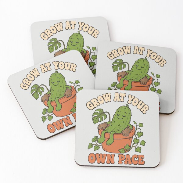 Item preview, Grow At Your Own Pace Funny Relaxing Pickle designed and sold by DigitalGlade.