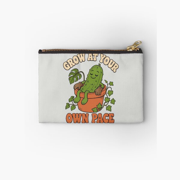 Item preview, Grow At Your Own Pace Funny Relaxing Pickle designed and sold by DigitalGlade.