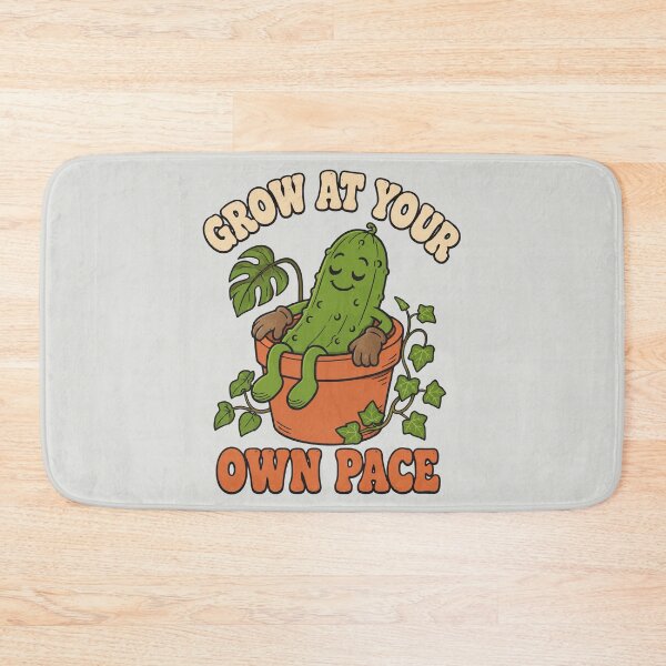 Item preview, Grow At Your Own Pace Funny Relaxing Pickle designed and sold by DigitalGlade.