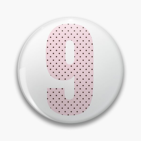 Item preview, Polka Dot Number Nine designed and sold by xoxo.lunalulu.