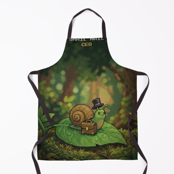 Item preview, Snail Mail CEO Funny Pixel Art Cute Retro Snail designed and sold by Arobinoz.