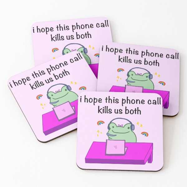 Item preview, Phone Call Customer Service Frog designed and sold by erodimsk.