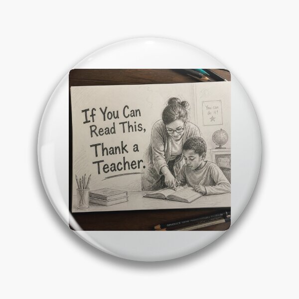 Item preview, If you can read this, thank a teacher. designed and sold by CinemaChronik.