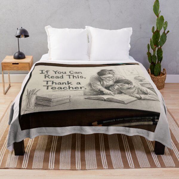 Item preview, If you can read this, thank a teacher. designed and sold by CinemaChronik.