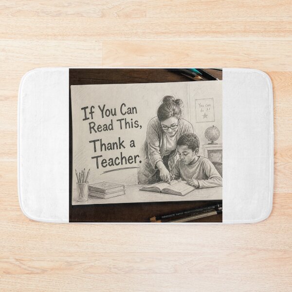 Item preview, If you can read this, thank a teacher. designed and sold by CinemaChronik.