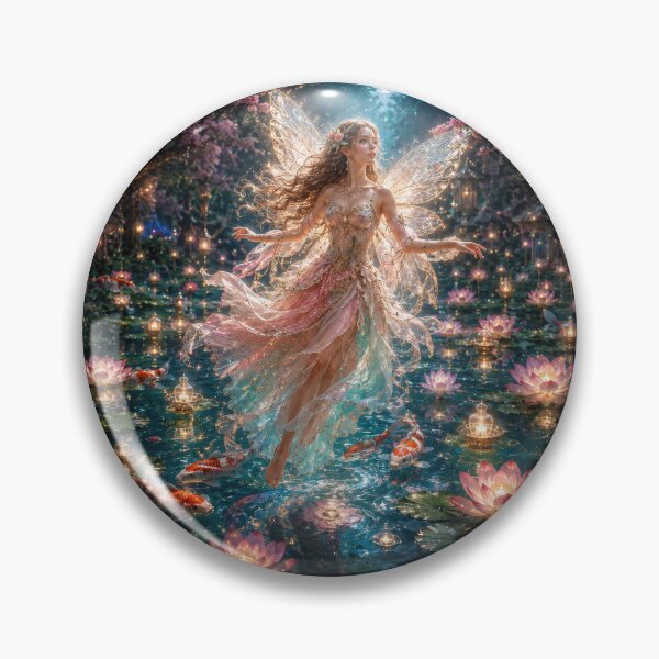Item preview, Lotus Pond Fairy designed and sold by jgvisualarts.