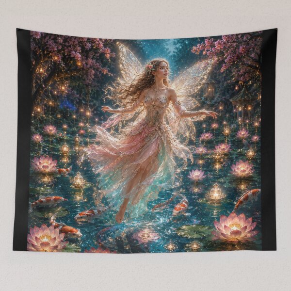 Item preview, Lotus Pond Fairy designed and sold by jgvisualarts.