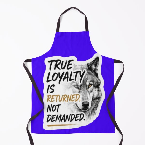 Item preview, True Loyalty Is Returned Not Demanded - Wolf Mindset Sticker designed and sold by Scro-Ciob-Shop.