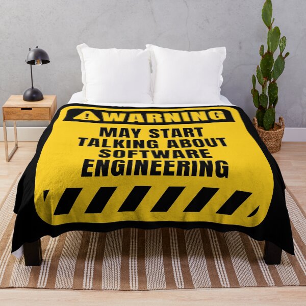 Item preview, Software Engineering Warning Sign designed and sold by MaryAller.