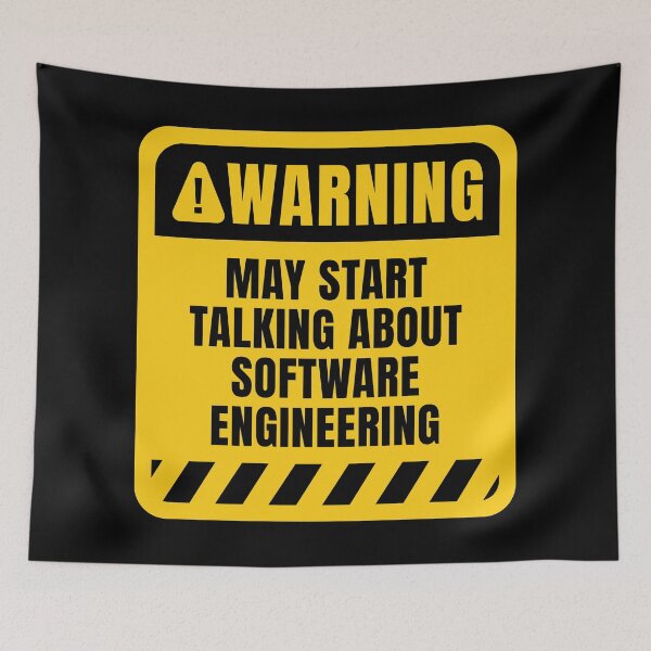 Item preview, Señal de advertencia en ingeniería de software designed and sold by MaryAller.