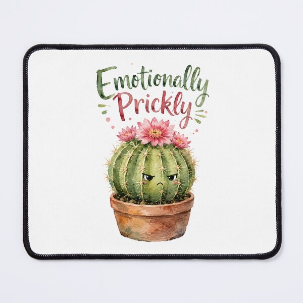 Item preview, Emotionally Prickly | Cute Kawaii Cactus Sticker | Funny Plant Lover Gift designed and sold by PLANT LOVER'S PARADISE.