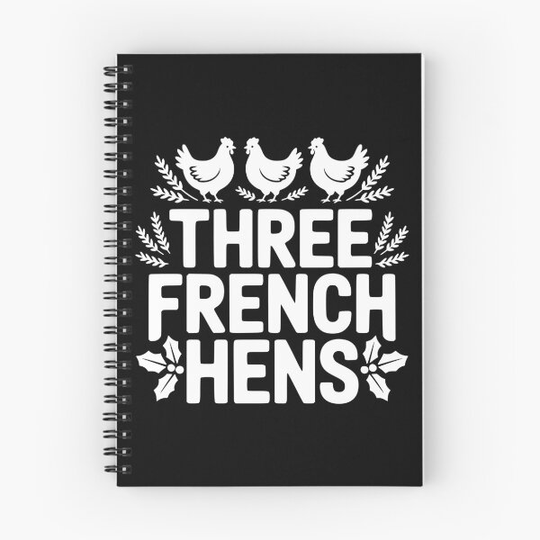 Item preview, Three French Hens designed and sold by theartfulaspie.