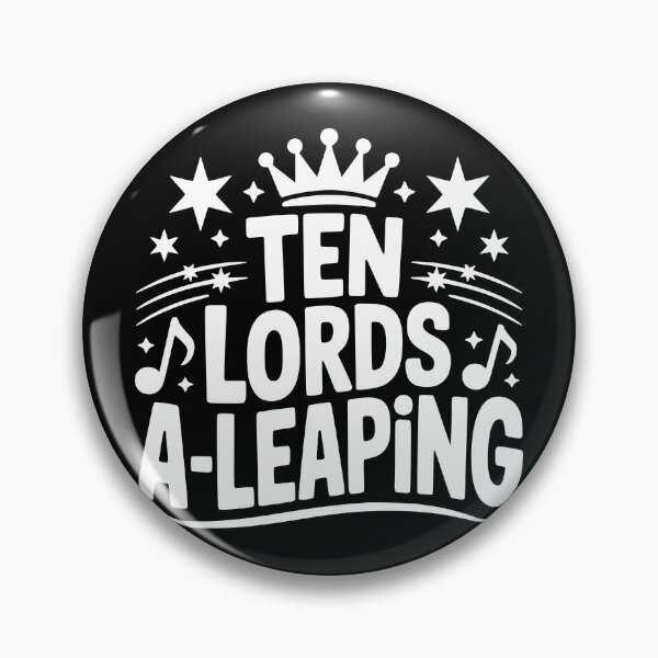 Item preview, Ten Lords a-Leaping designed and sold by theartfulaspie.