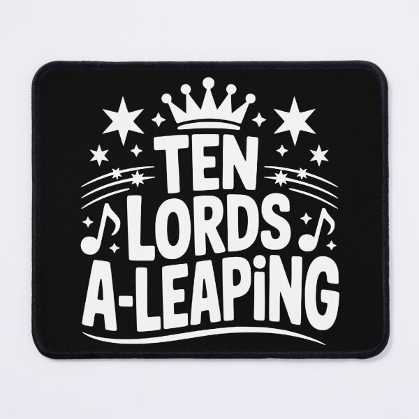 Item preview, Ten Lords a-Leaping designed and sold by theartfulaspie.