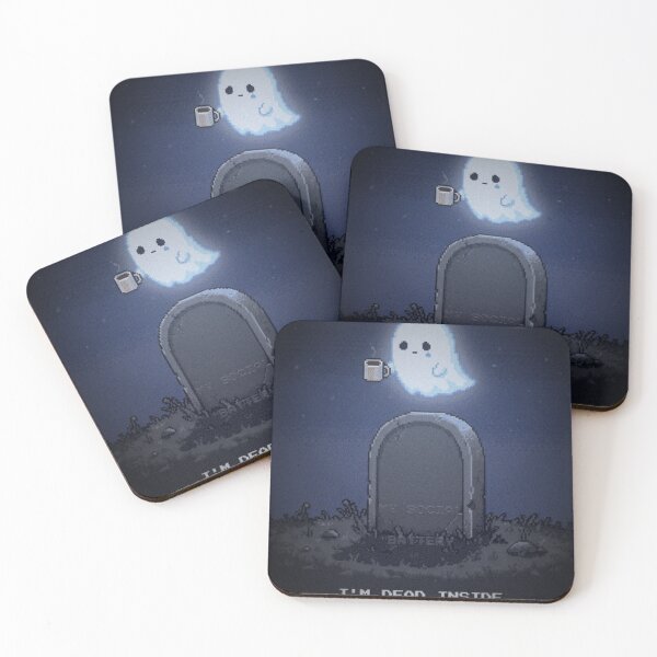 Item preview, Social Battery Dead Inside Funny Introvert Ghost designed and sold by Arobinoz.