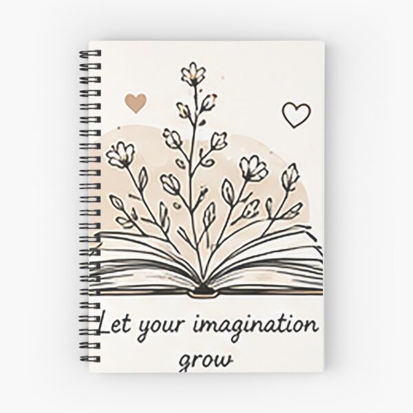 Item preview, Let Your Imagination Grow | Minimal Botanical Book Illustration designed and sold by Sara-Ai.