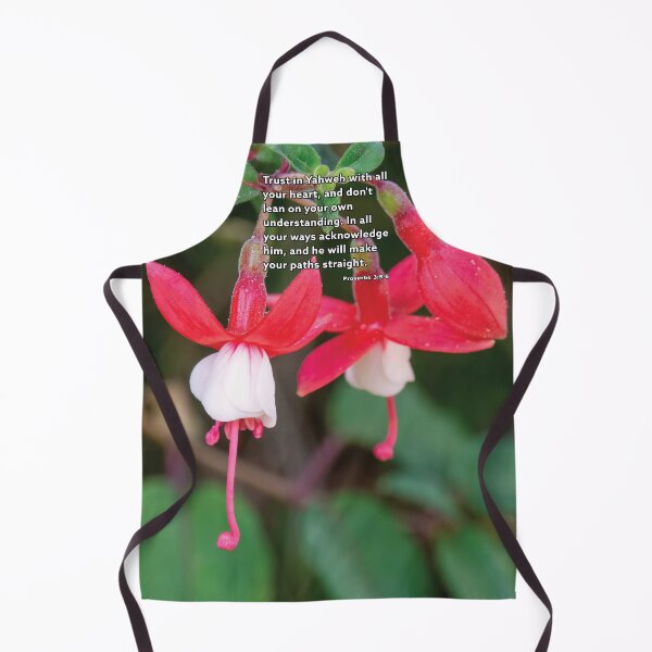 Item preview, Proverbs 3:5-6 Trust In Yahweh - Fuchsia Flowers Photograph designed and sold by InsprtnlArtbyDP.