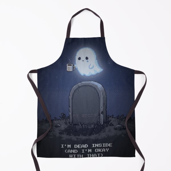 Item preview, Social Battery Dead Inside Funny Introvert Ghost designed and sold by Arobinoz.